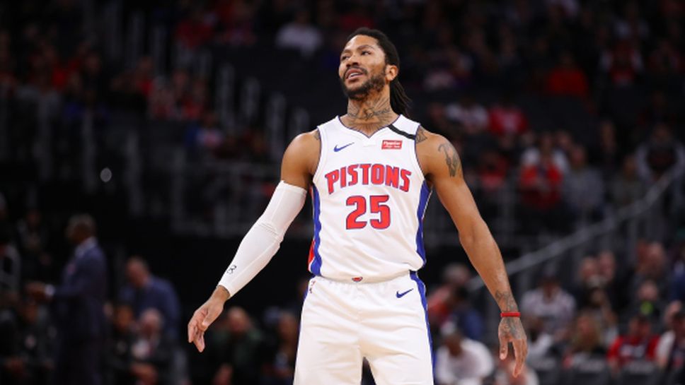 Травма в глезена вади Дерик Роуз от игра за две седмици