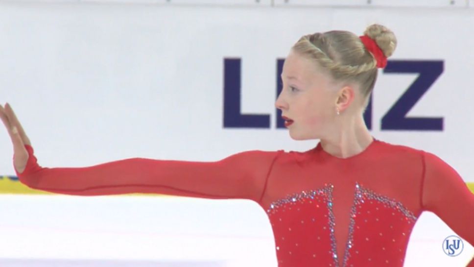 Мария Левушкина завърши на 23-о място при девойките на Световното първенство по фигурно пързаляне