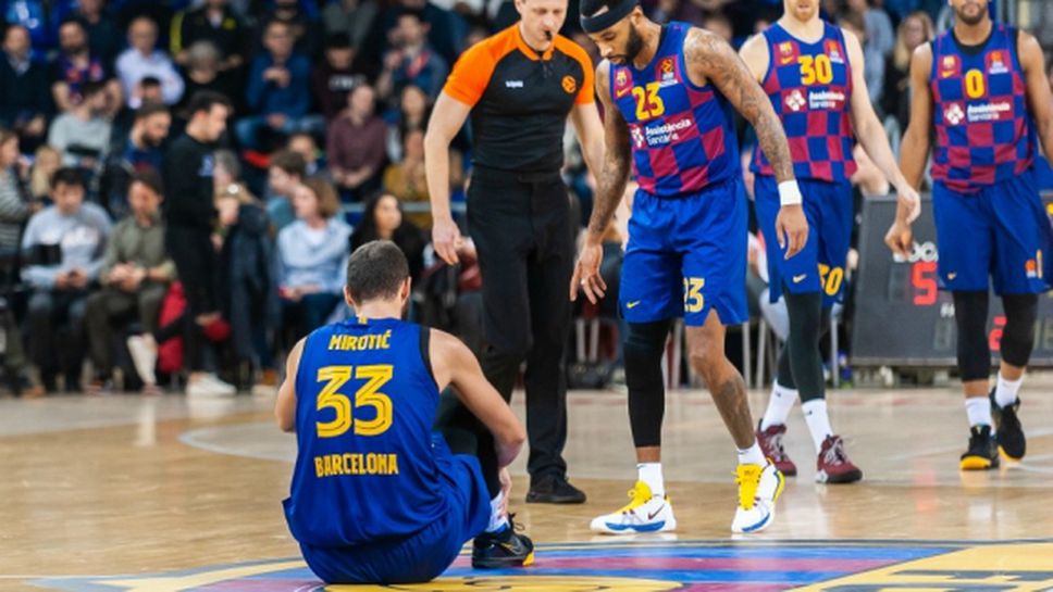 (АРХИВ) Баскетболният тим на Барселона спестява над 6 милиона от рязането на заплати