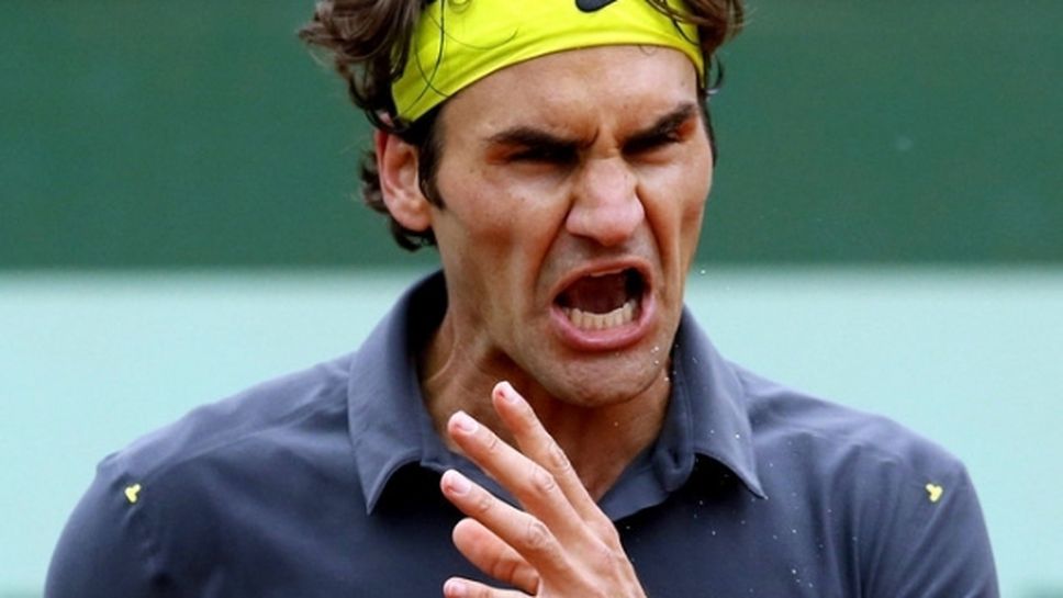10 случая, в които Федерер се вбеси на корта (видео)