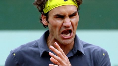 10 случая, в които Федерер се вбеси на корта (видео)
