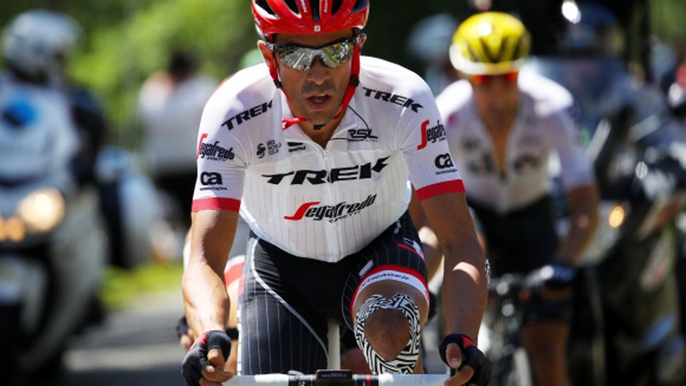 Алберто Контадор пусна свой велосипед на търг, за да помогне на Червения кръст