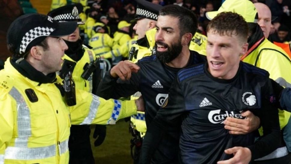 Нападател на Копенхаген отнесе три мача заради сблъсък с полицай
