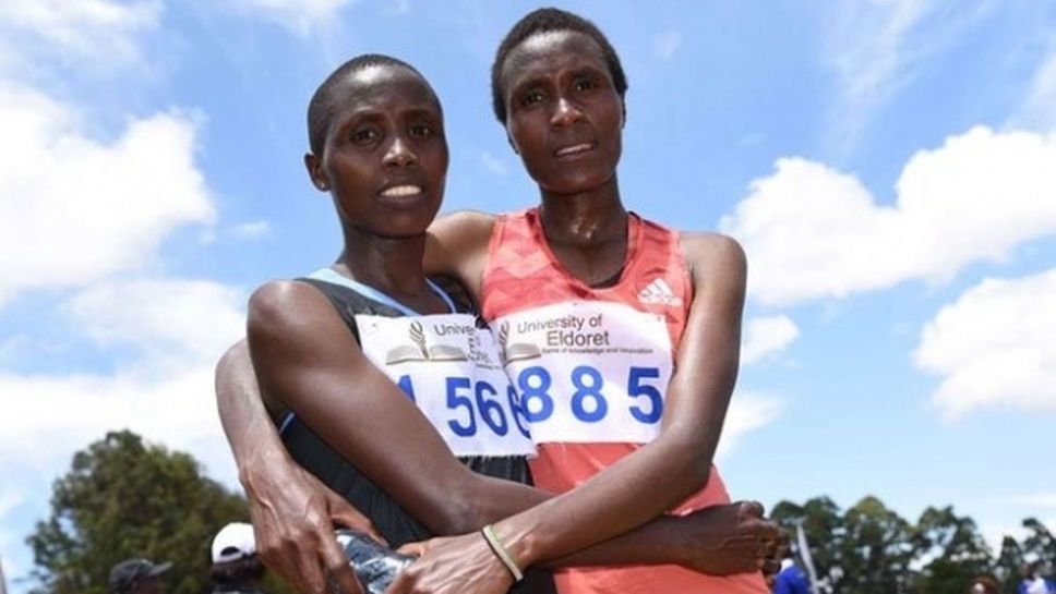 Кенийски сестри атлетки живеят заедно, но тренират самостоятелно навън заради пандемията