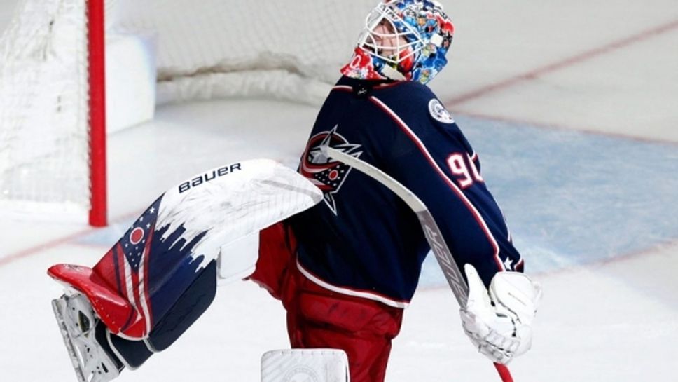 Латвийски вратар подписа нов договор с Кълъмбъс