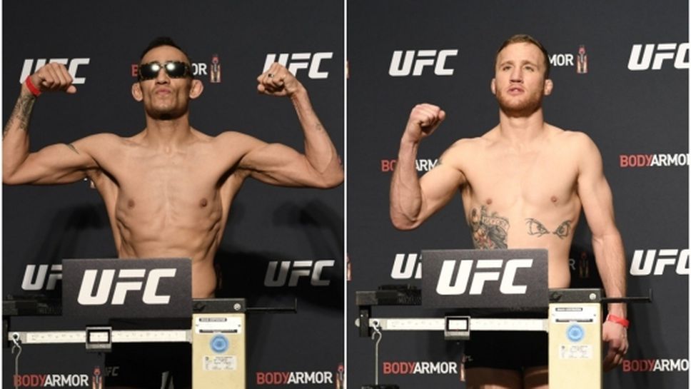 Фъргюсън и Гейджи с равно тегло преди UFC 249