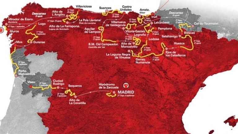 Обиколката на Испания няма да преминава през Португалия