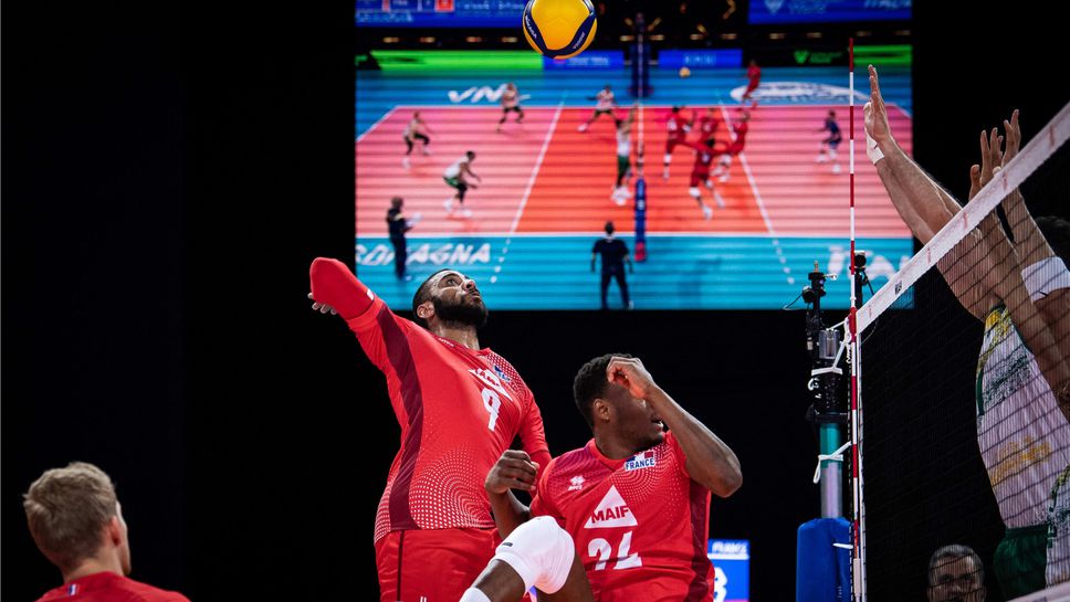 Ървин Нгапет се появи в игра, но Австралия взе гейм на Франция (видео) 🏐🇫🇷