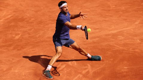 Григор Димитров: Разочарование, нищо не мога да направя