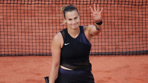 3-ата в схемата на "Ролан Гарос" Арина Сабаленка продължава във втория кръг