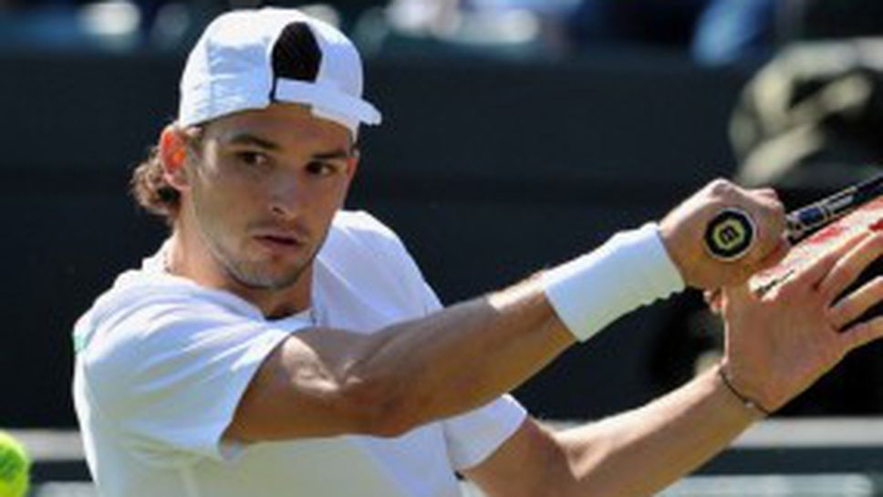 Григор Димитров се изложи срещу американски тийнейджър (видео)