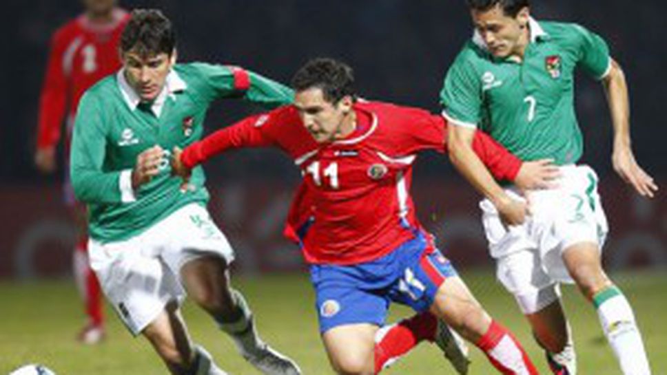 Коста Рика удари Боливия и изпревари Аржентина (видео)