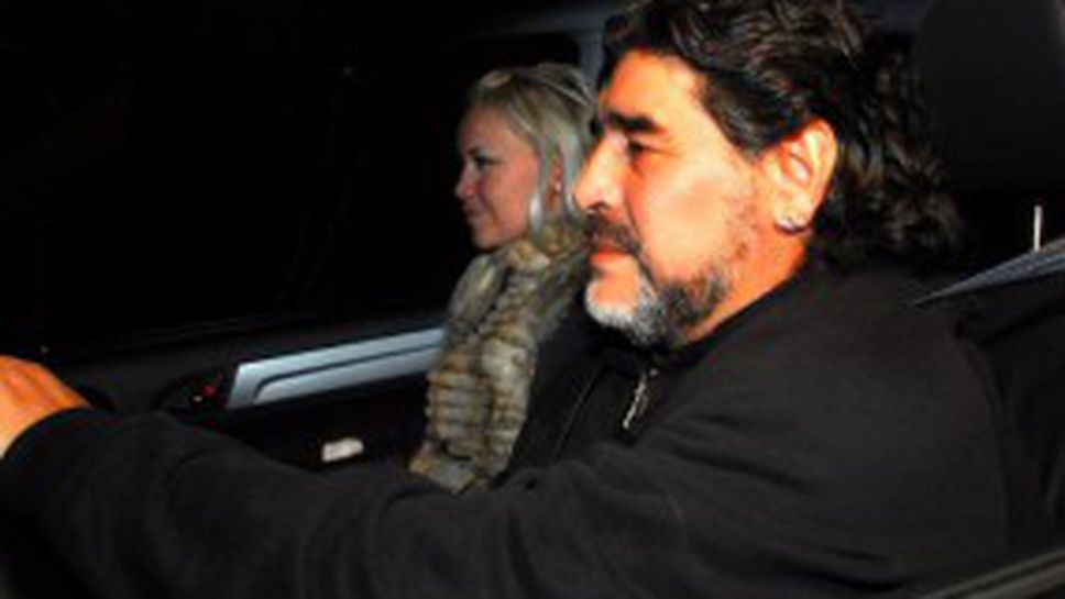 Марадона катастрофира, няма наранявания