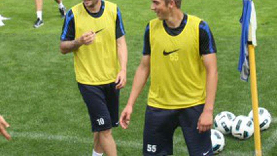 Левски разпускат с настроение след загубата от румънци