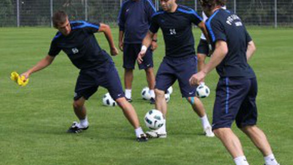 Левски с най-леката си тренировка в Австрия