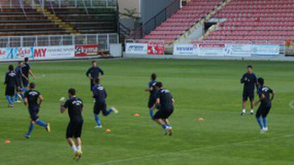 Гонзо скри Левски на последната тренировка (видео)