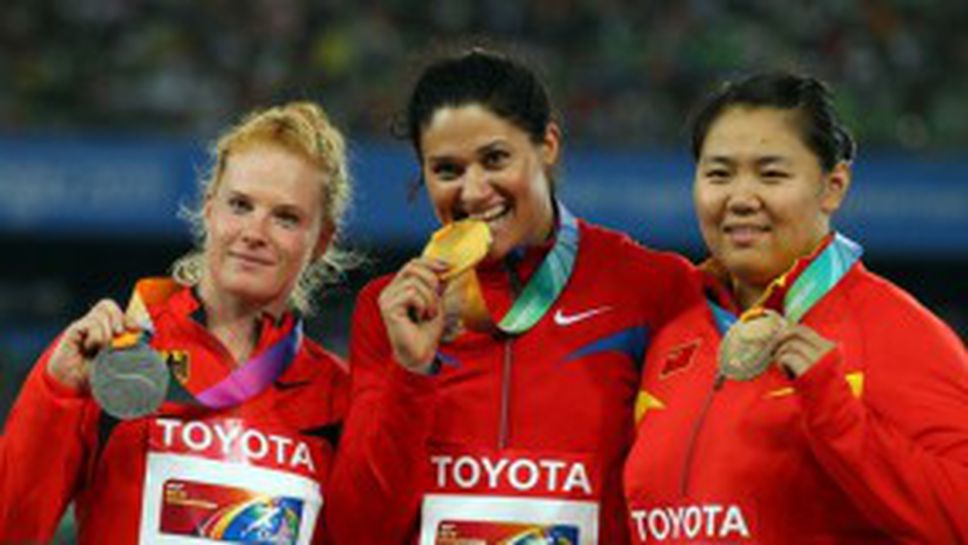 Лисенко отчая конкурентките в хвърлянето на чук