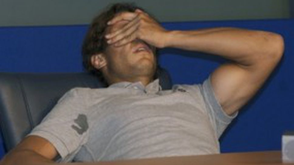 ВИДЕО: Надал припадна на пресконференцията след мача с Налбандян