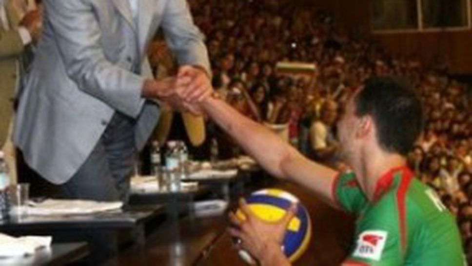 Президентът Георги Първанов: Вярвам на тези момчета и треньора им