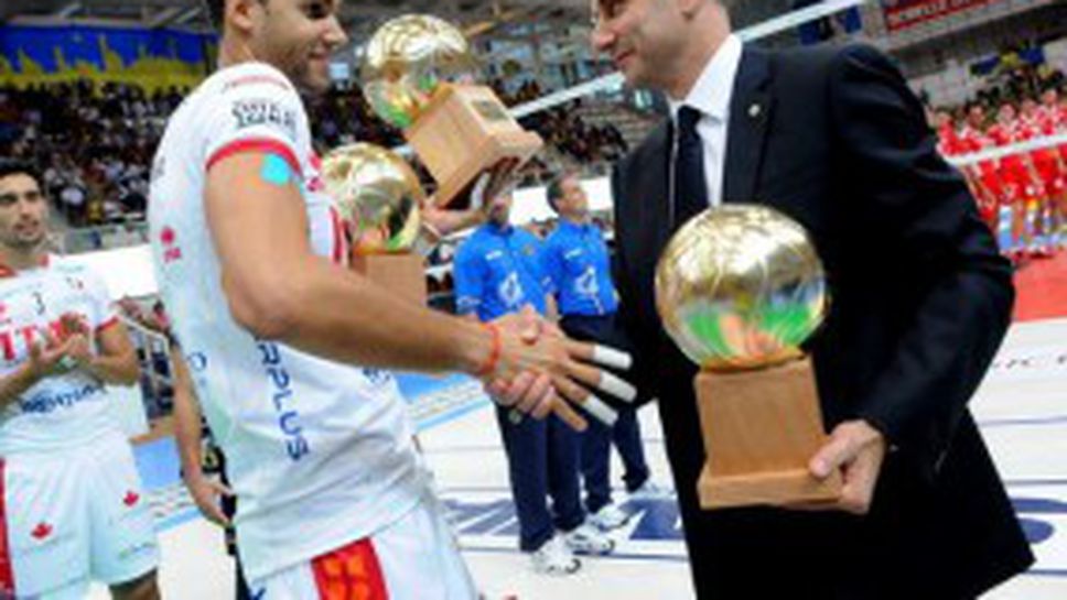 Казийски и Соколов донесоха победа на Тренто с 3:0 за ЧРД на Радо Стойчев (ВИДЕО + ГАЛЕРИЯ)