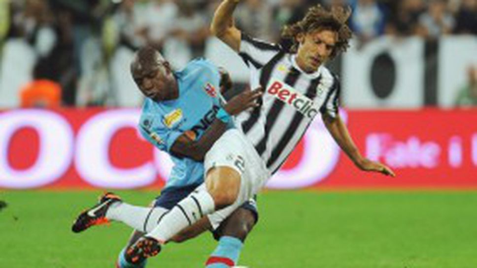 В Катаня се смеят на Юве: Без Пирло са като мравки по терена