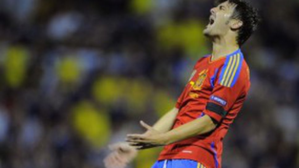 Давид Вийя с 50 гола за Испания