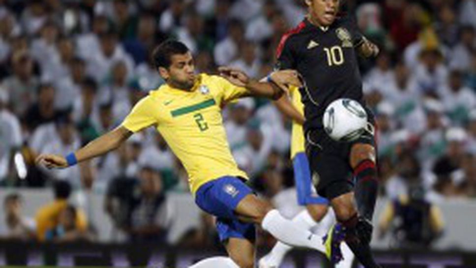 ВИДЕО: Вижте най-интересните моменти от мача Мексико - Бразилия