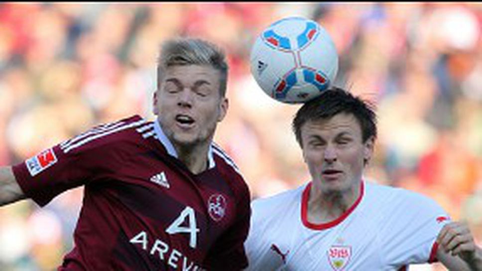 Щутгарт се радва на трето място след измъчен "Х" (видео)