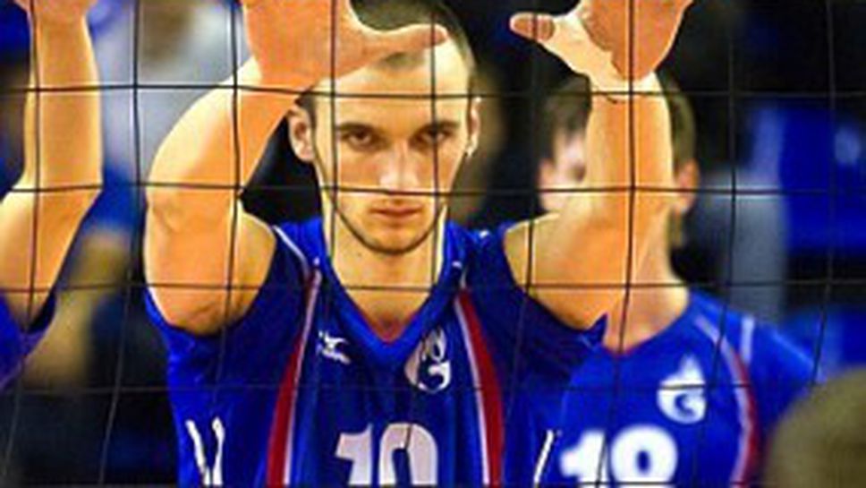 Теодор Тодоров блокировач №1 в Суперлигата на Русия