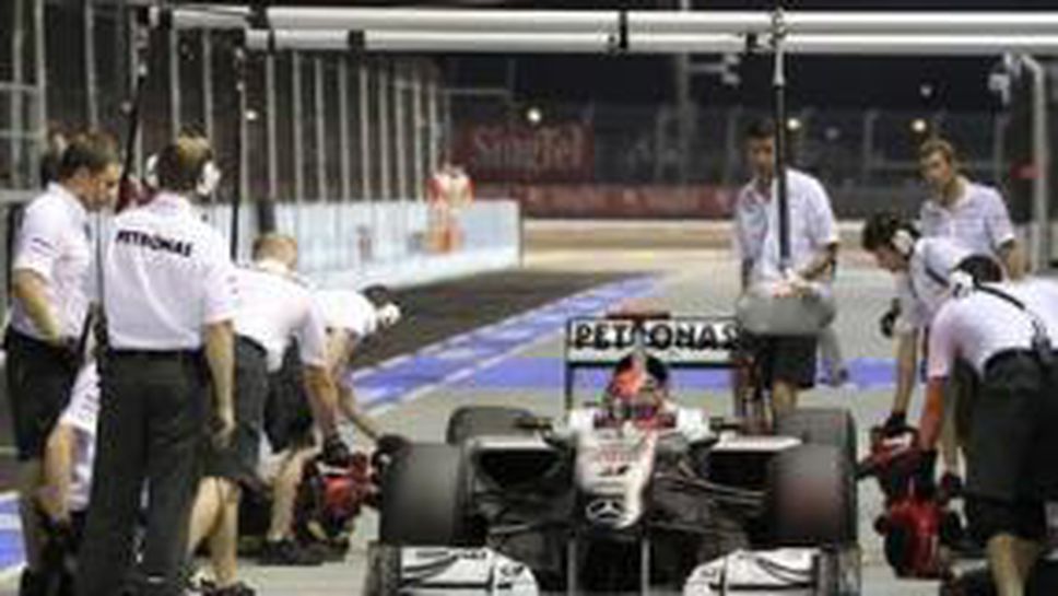 Механиците на Мерцедес най-бързи във Ф1 през 2010 г.
