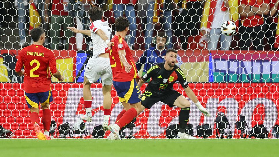Испания 0:1 Грузия, "Ла Роха" си вкара автогол