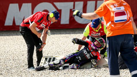 След тежкото падане в спринта Еспаргаро пропуска Гран При на Нидерландия