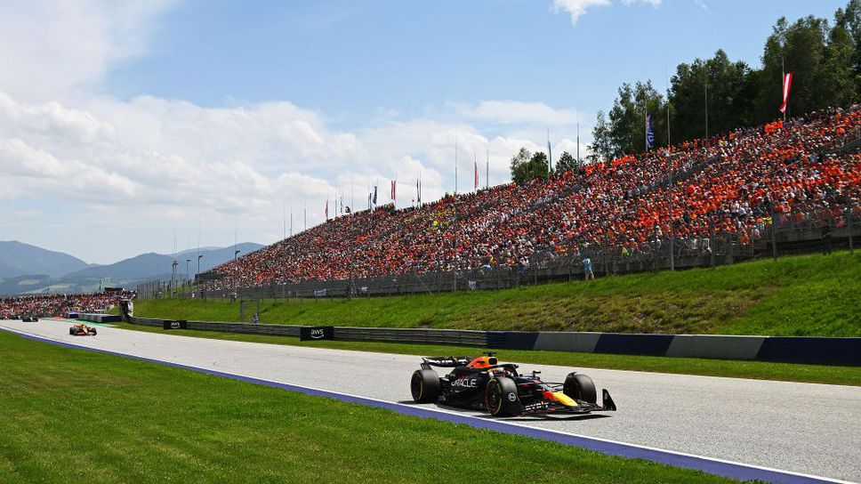 На живо: Верстапен води в Гран При на Австрия във Формула 1