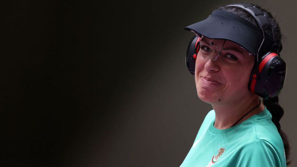 Eмоциите на Антоанета Костадинова във финала на 25 метра пистолет