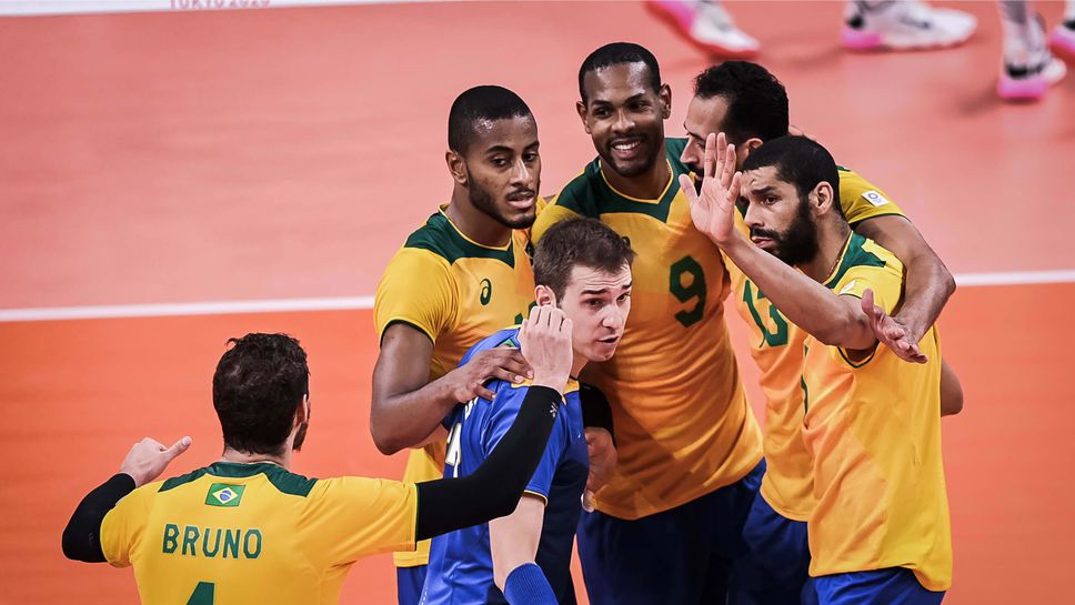 Бразилия със страхотен обрат срещу САЩ в Токио🏐