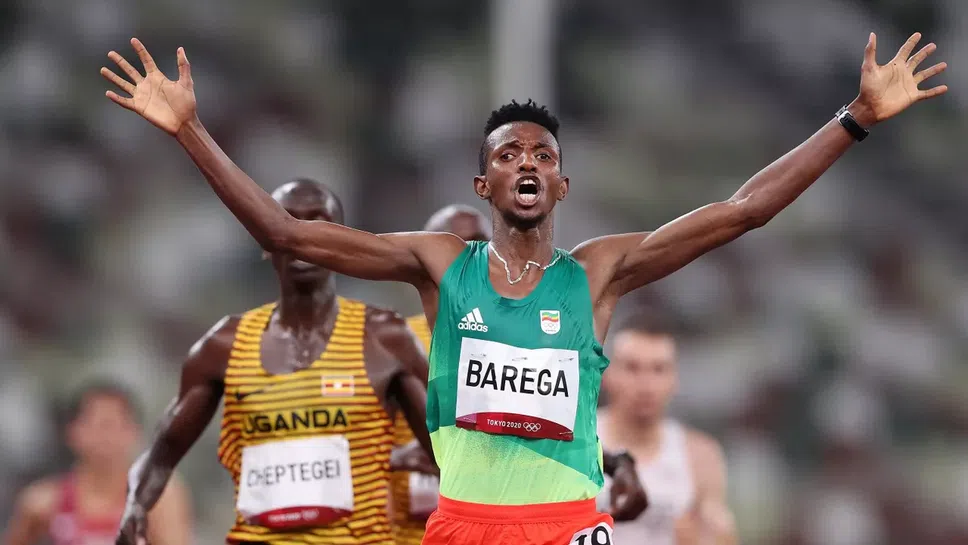 Етиопецът Селемон Барега победи на 10 000 метра в първия лекоатлетически финал в Токио