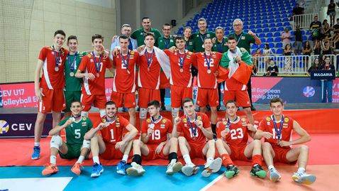 България U17 се бори, но остана със среброто на ЕвроВолей 2023