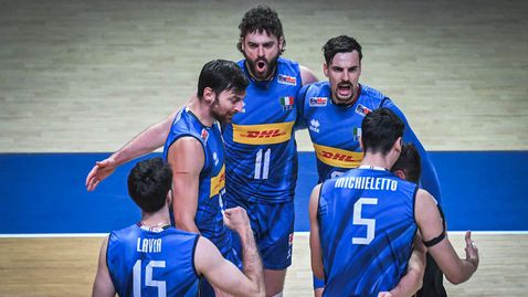  Италия даде гейм на Куба, само че е първият полуфиналист в Лигата на нациите 