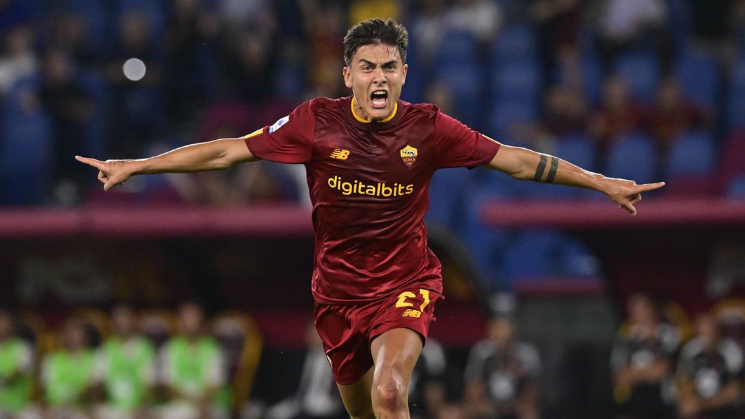 Два гола на Дибала, дебют на Белоти и първо място за Рома