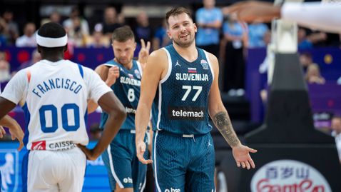 Дончич се развихри, но Франция излъга Словения в края