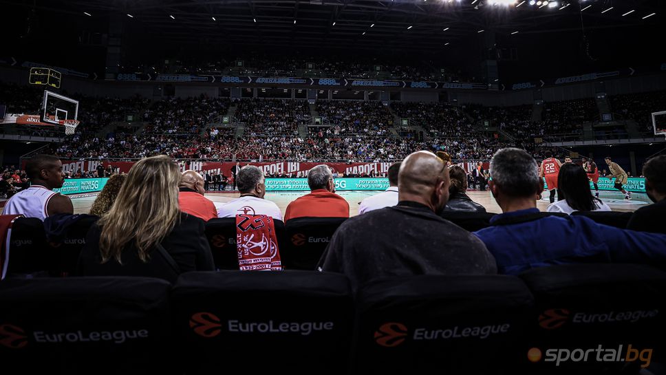 Невиждано много зрители в “Арена София” са гледали шоуто на Апоел Тел Авив срещу Барселона