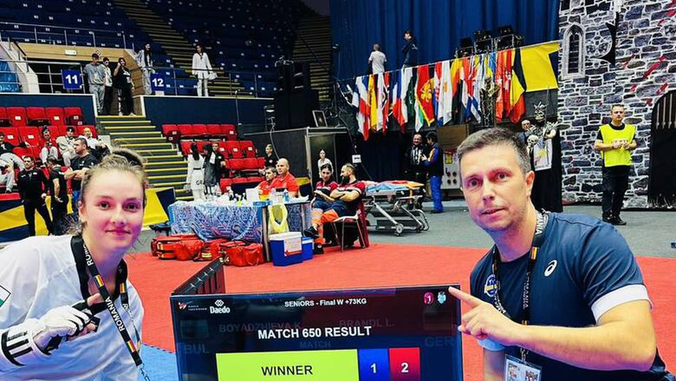 Калина Бояджиева спечели златен медал на турнир по таекуондо G1 в Румъния