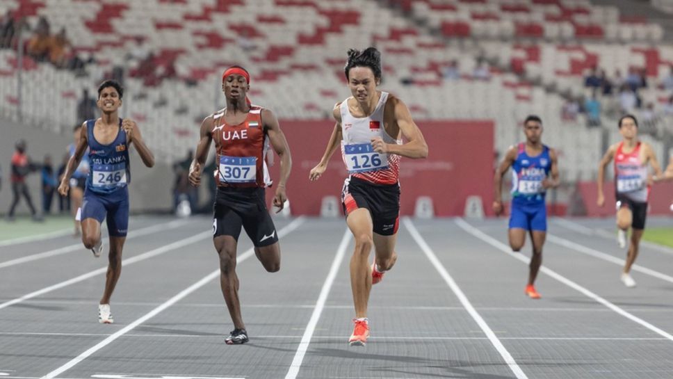 По време на 3 тите Азиатски младежки игри в Бахрейн президентът