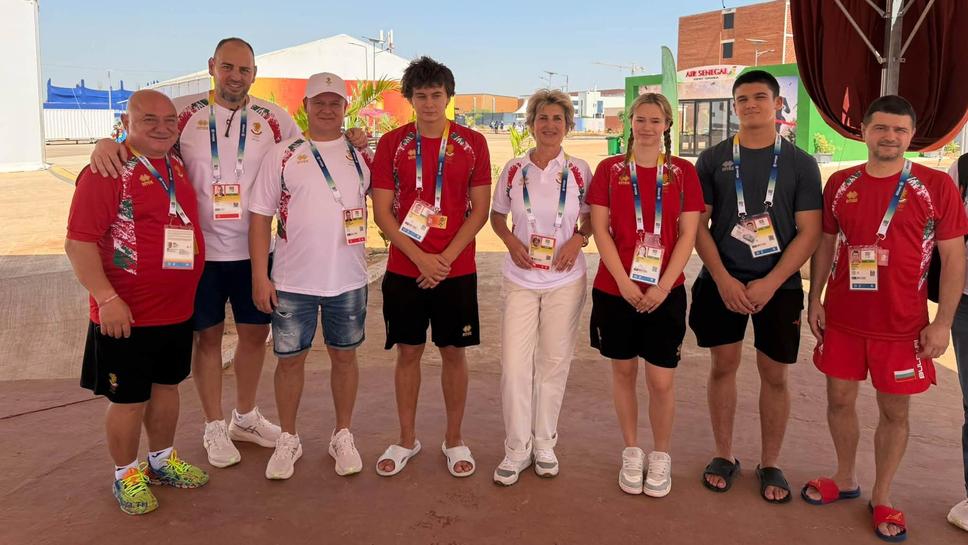 Весела Лечева се срещна с българските олимпийци в Дакар