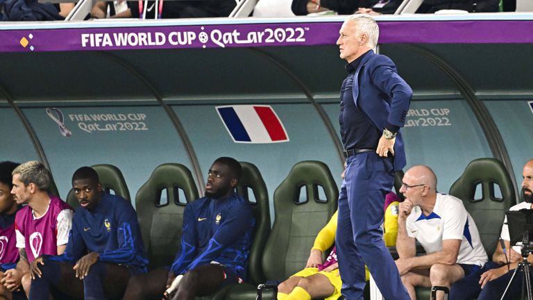 Селекционерът на френския национален отбор Дидие Дешан призна че е