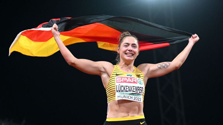Европейската шампионка на 100 метра и с щафетата на Германия