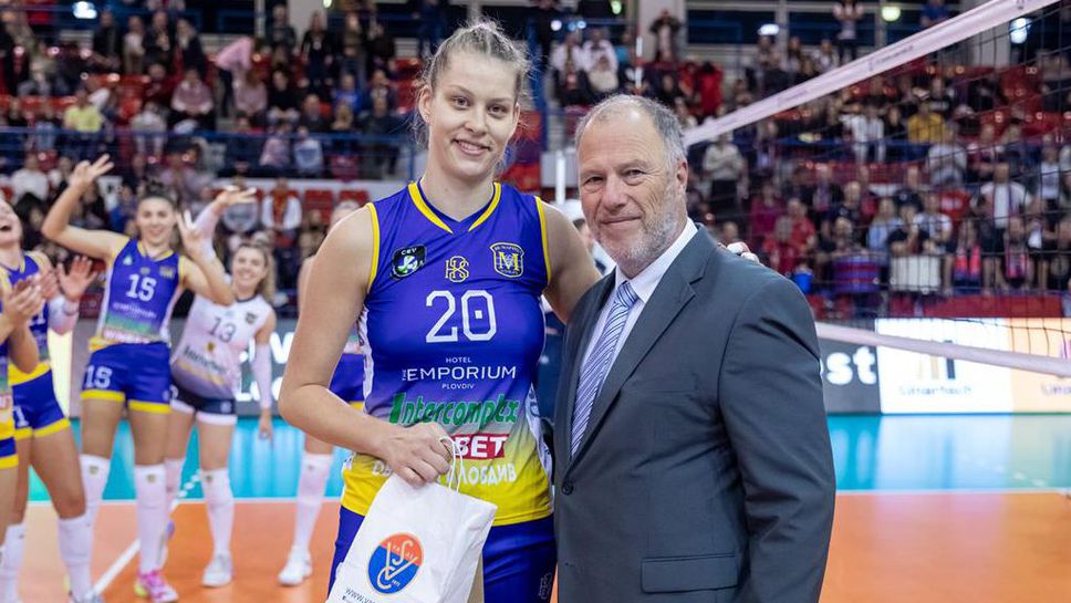 Ива Дудова MVP на мача срещу Вашаш в Шампионската лига