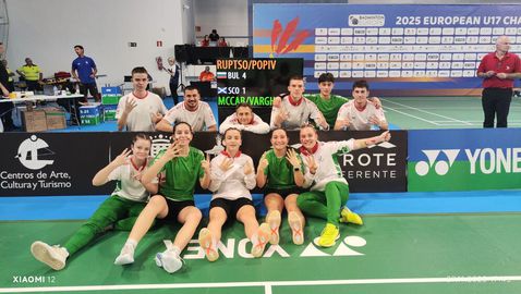  България реализира трета победа на Европейското отборно състезание по бадминтон до 17 години 