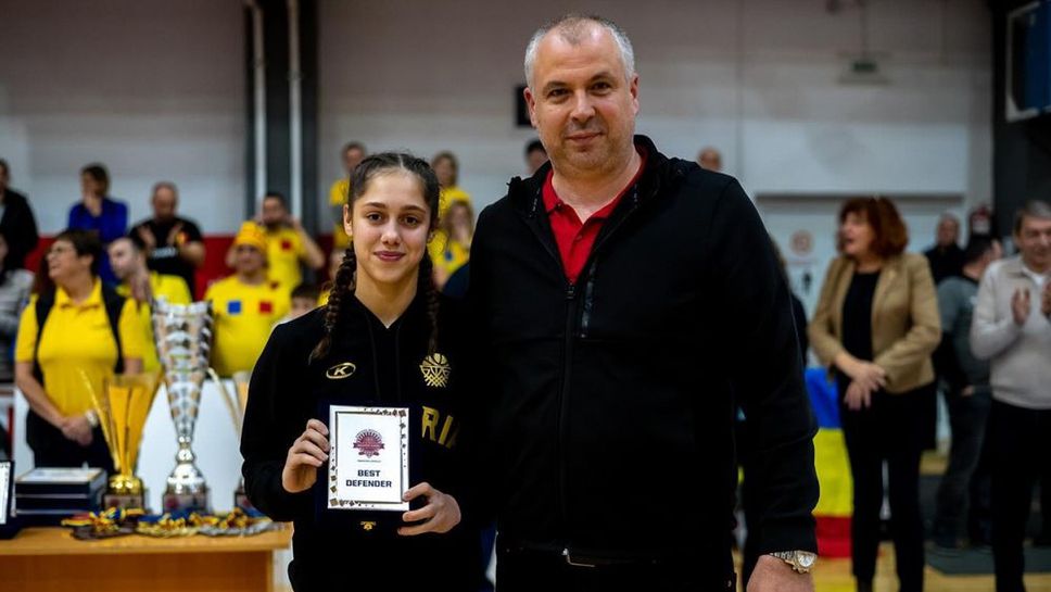 Катрина Бозова заслужи две индивидуални награди от Балканиадата за момичета до 16 години