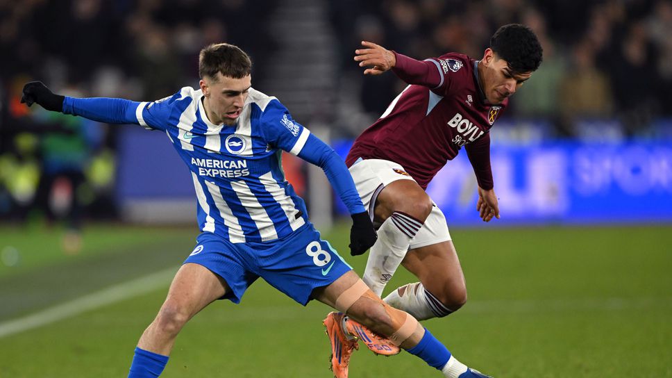 Уест Хам и Брайтън не се победиха в срещата помежду